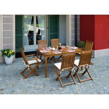 SEDIA PIEGHEVOLE SIVIGLIA ESTERNO GIARDINO LEGNO ACACIA