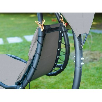 LETTINO FOGLIA CON SUPPORTO ESTERNO GIARDINO