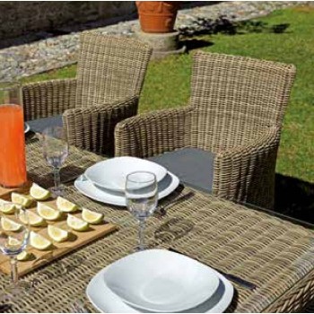 TAVOLO ANTIGUA 180 cm x 100 cm PER ESTERNO GIARDINO