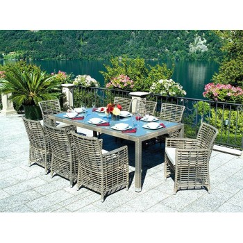 TAVOLO MATERA 210 cm x 110 cm ESTERNO GIARDINO