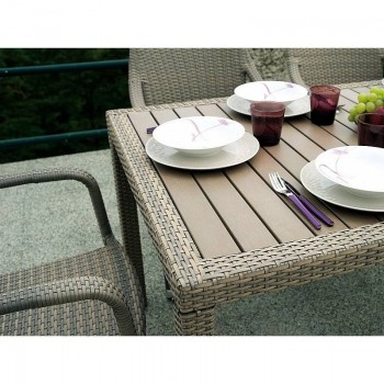 TAVOLO BORDEAUX 150 cm x 90 cm ESTERNO GIARDINO