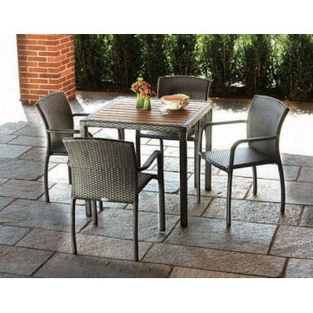 TAVOLO ORLEANS 80 cm x 80 cm GIARDINO ESTERNO
