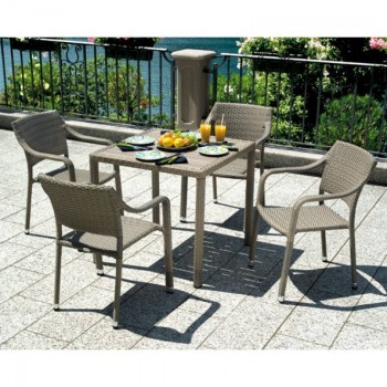 TAVOLO ORLEANS 80 cm x 80 cm GIARDINO ESTERNO