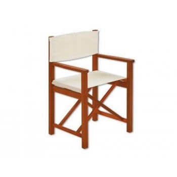 Sedia regista Lilium ecru o...